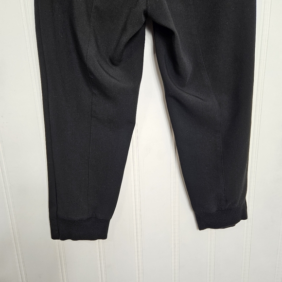 Rooka Pants Womens Size L Black Pull On Crop Jogger Hem Elastic Waistband - Picture 8 of 14